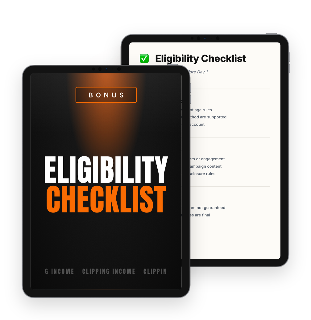 Eligibility Checklist