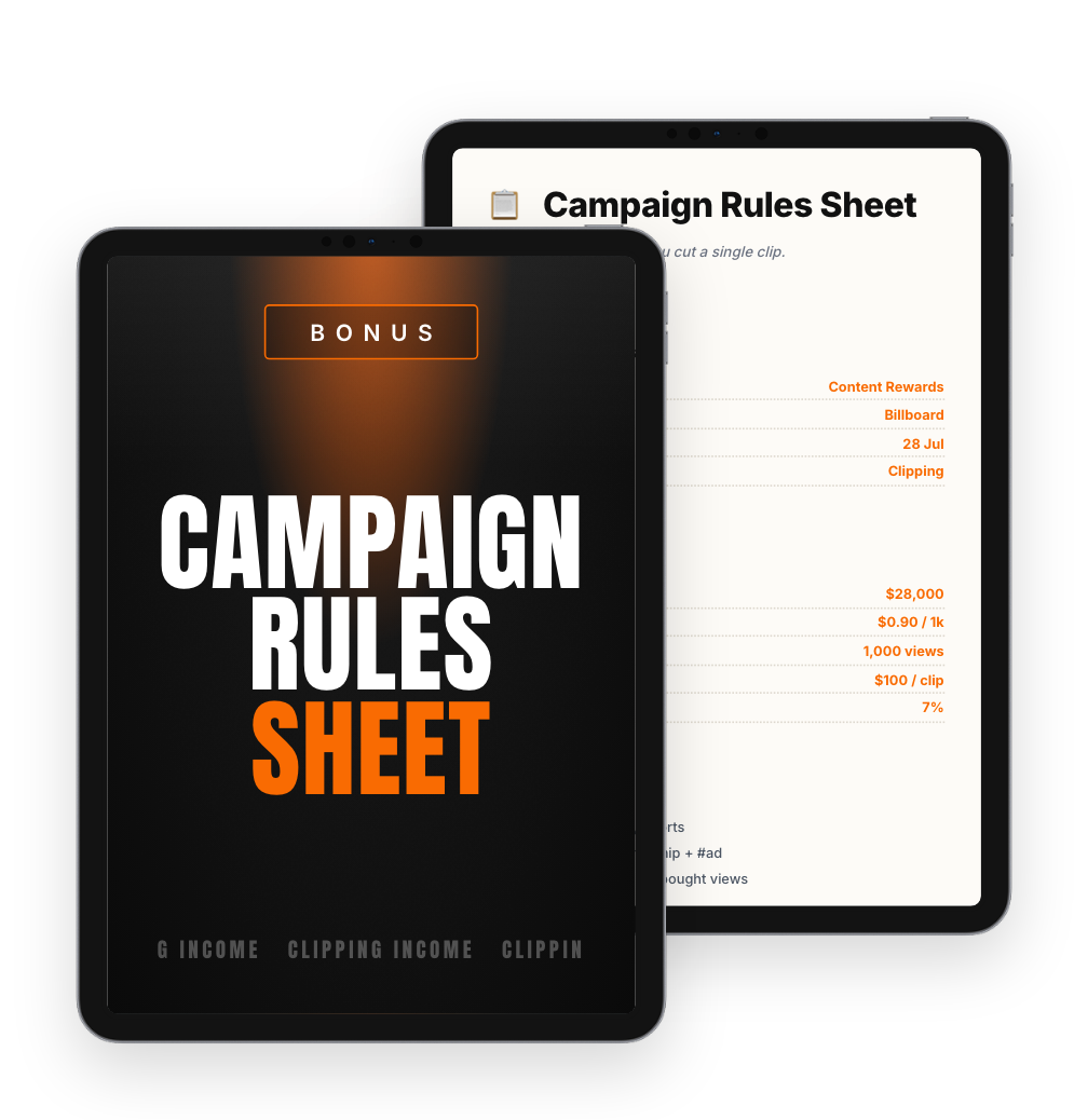 Campaign Rules Sheet