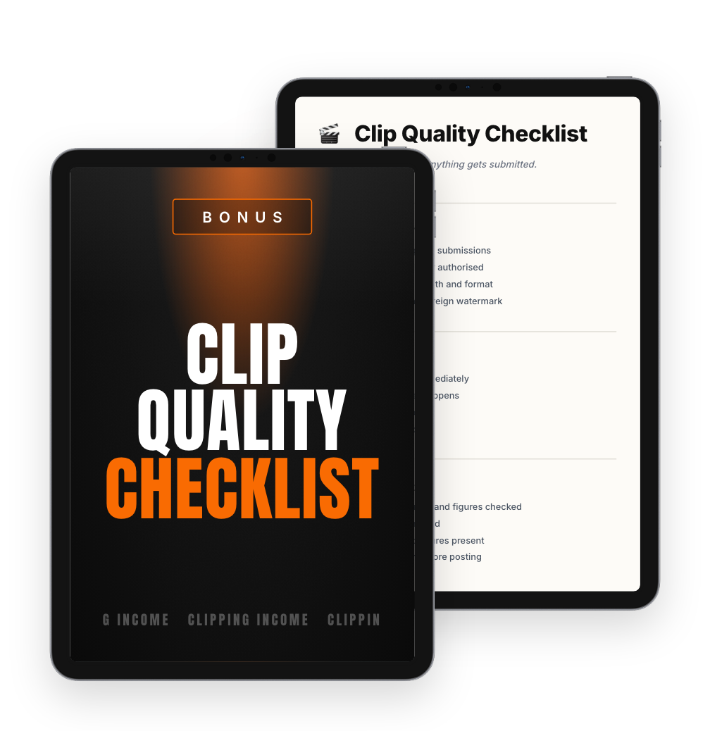 Clip Quality Checklist — H.E.A.T. test